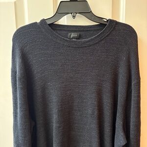Men's JCrew Cotton Sweater - Black Heather - Size XL